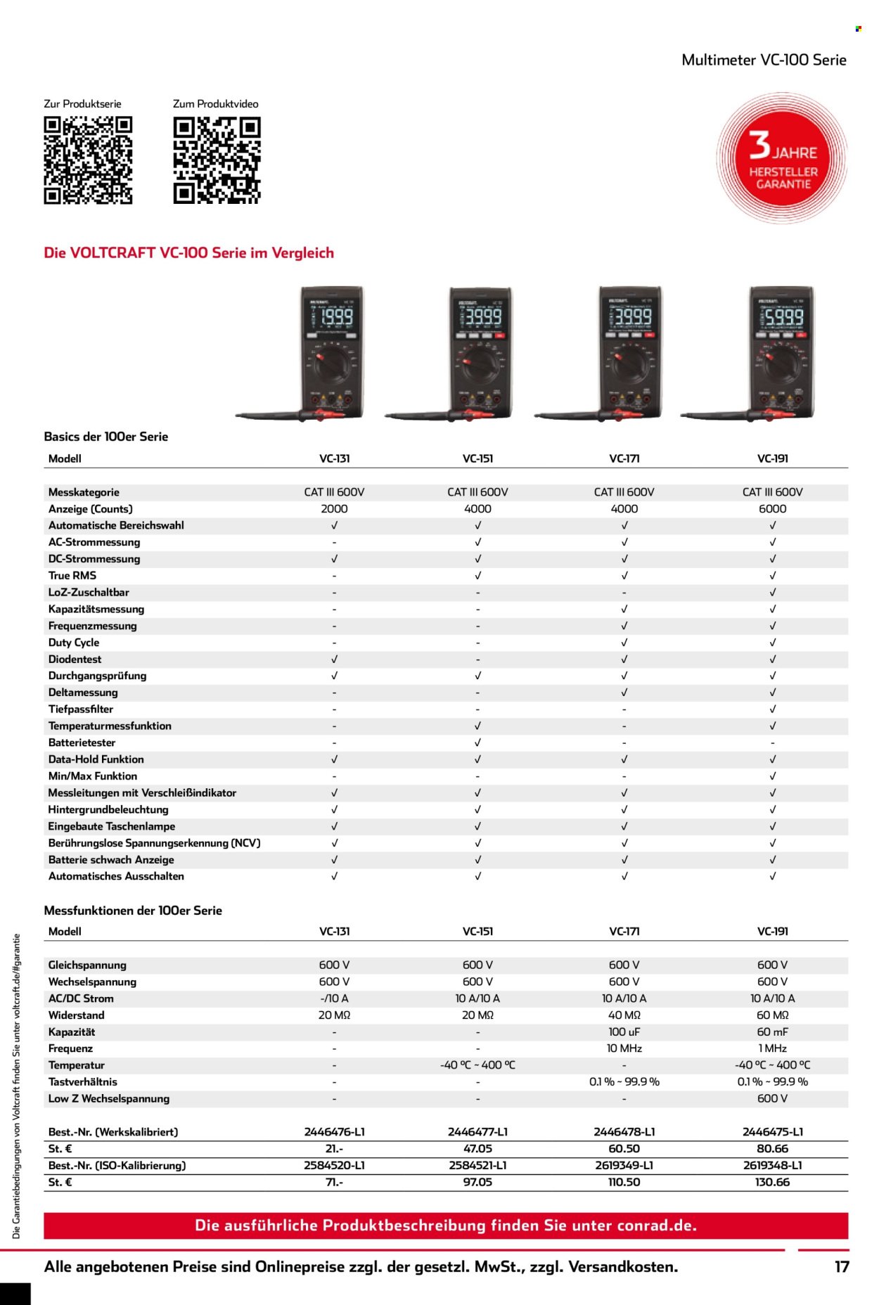CONRAD Angebote - Voltcraft