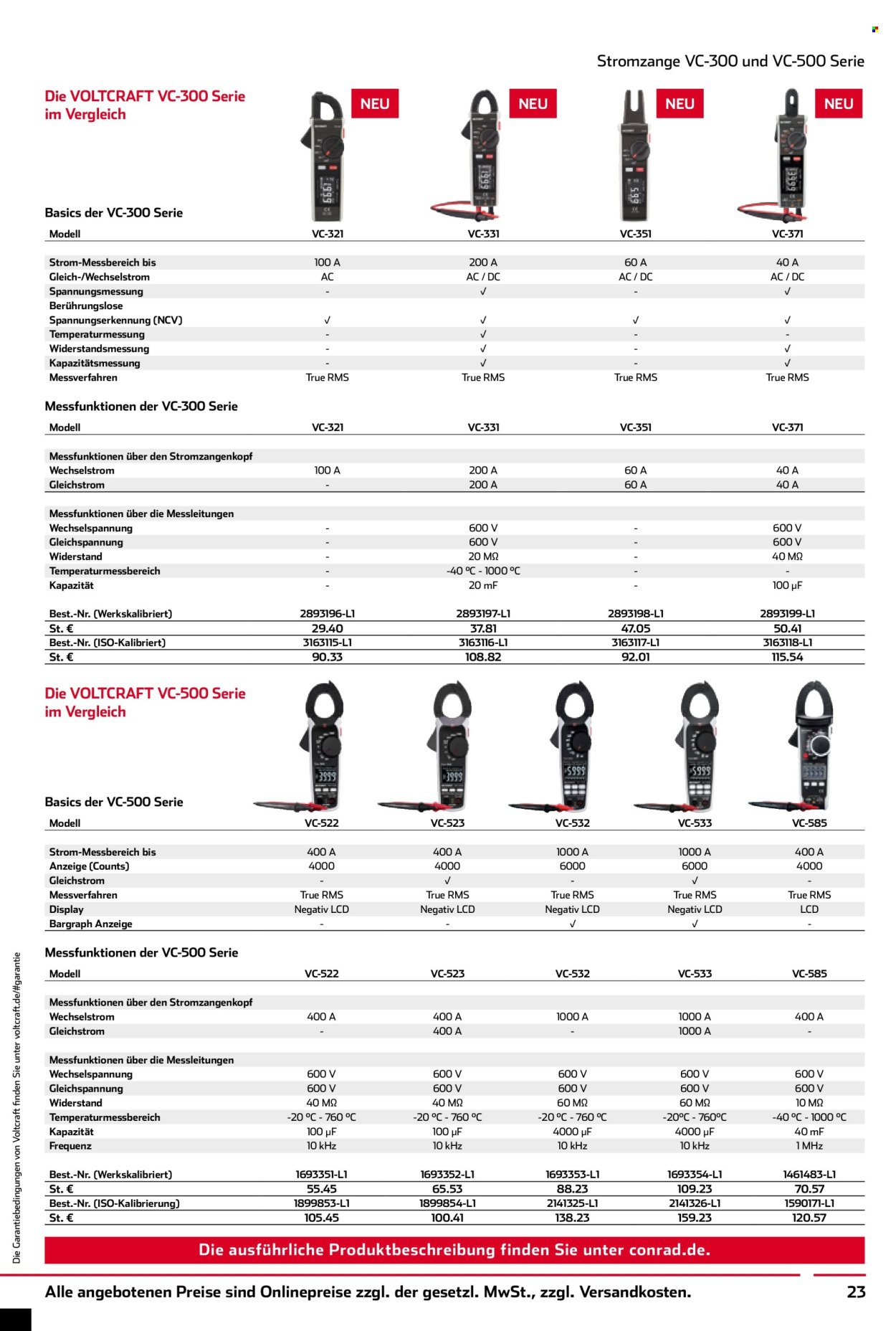 CONRAD Angebote - Voltcraft