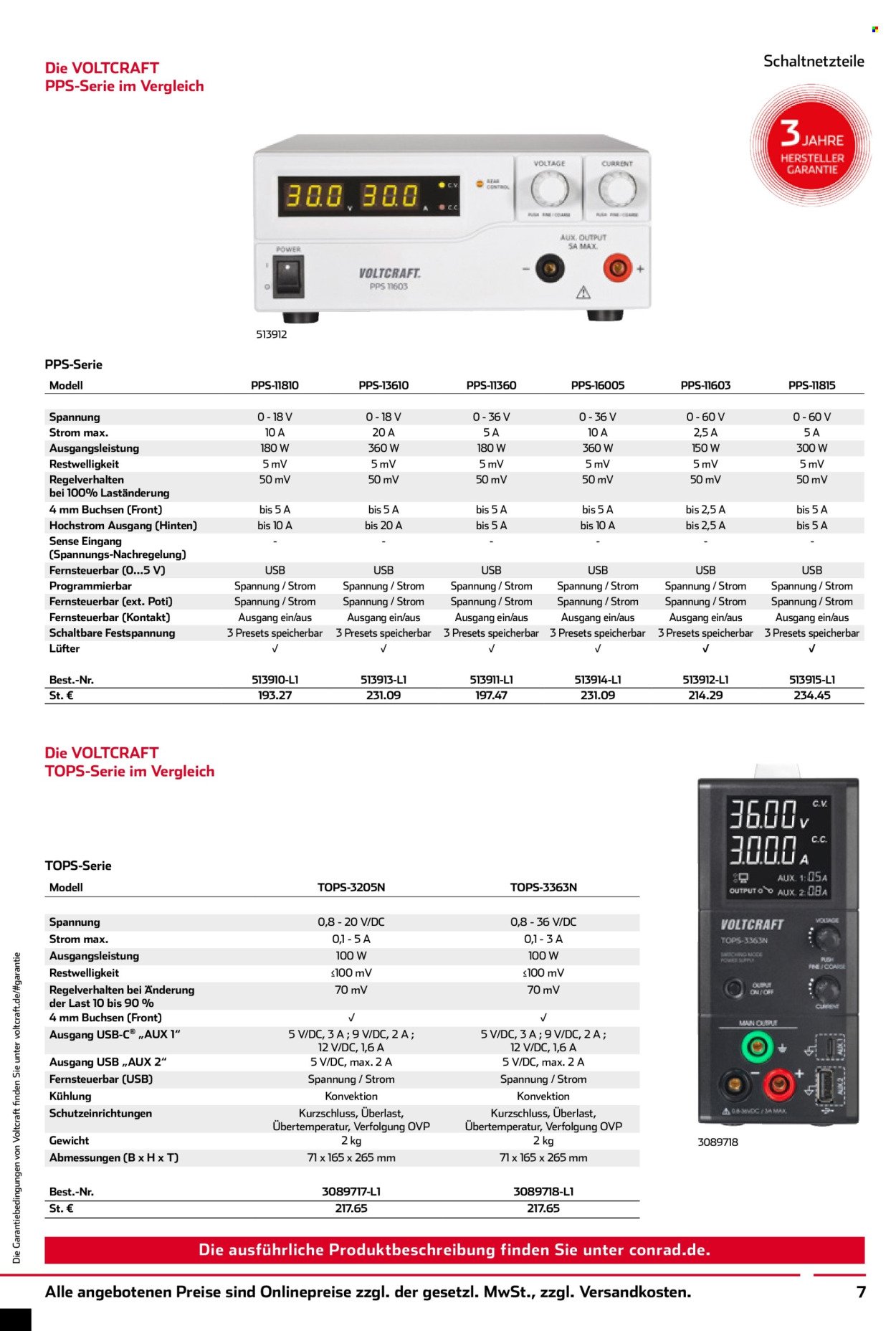 CONRAD Angebote - Voltcraft