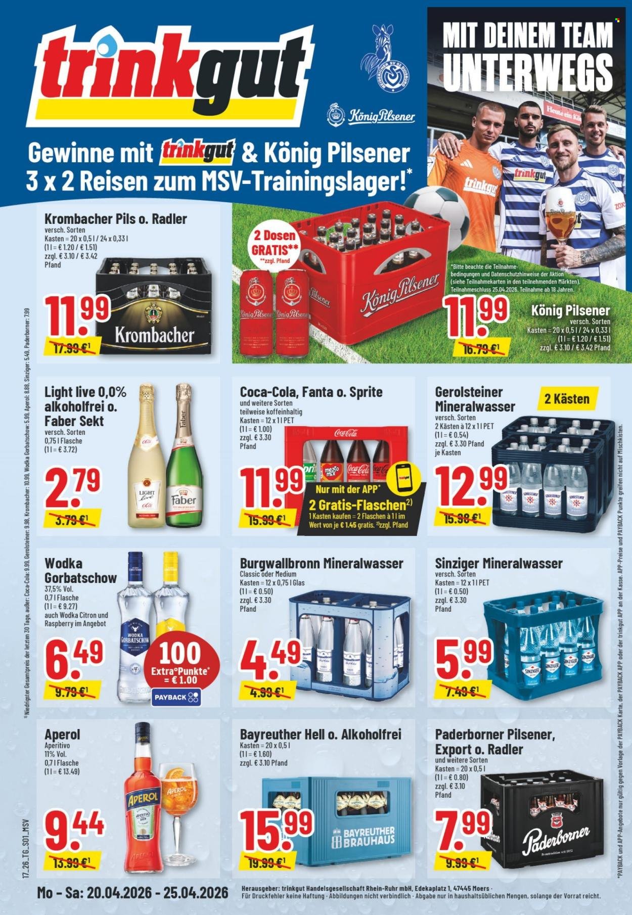 TRINKGUT Prospekt - Ab Montag 20.04.2026 (2026-04-20 - 2026-04-25)