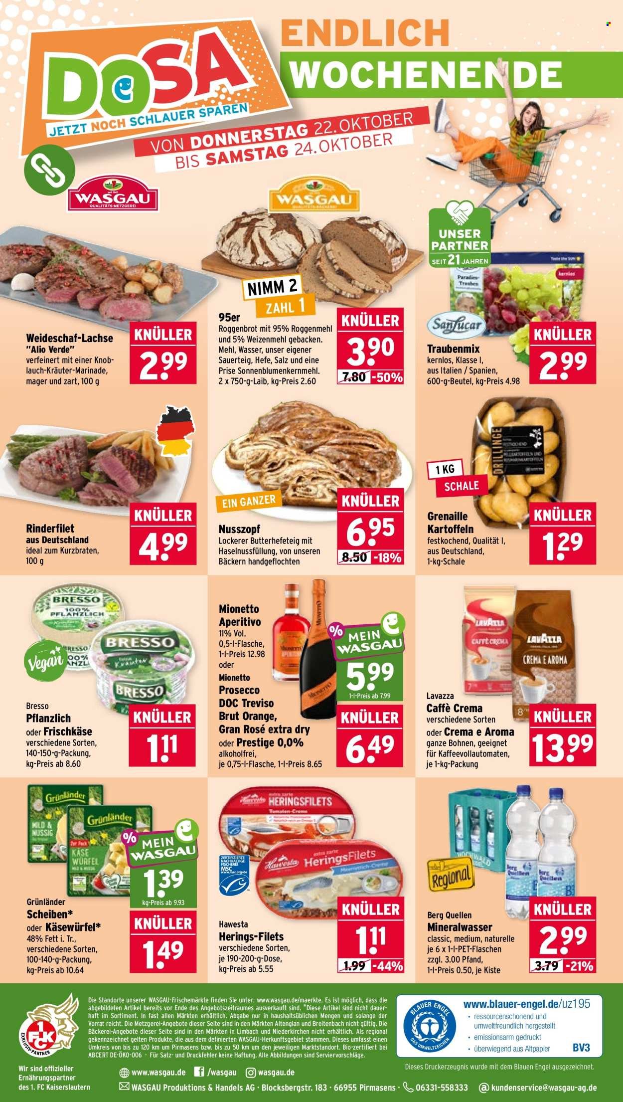 WASGAU Prospekt - Ab Montag 19.10.2026