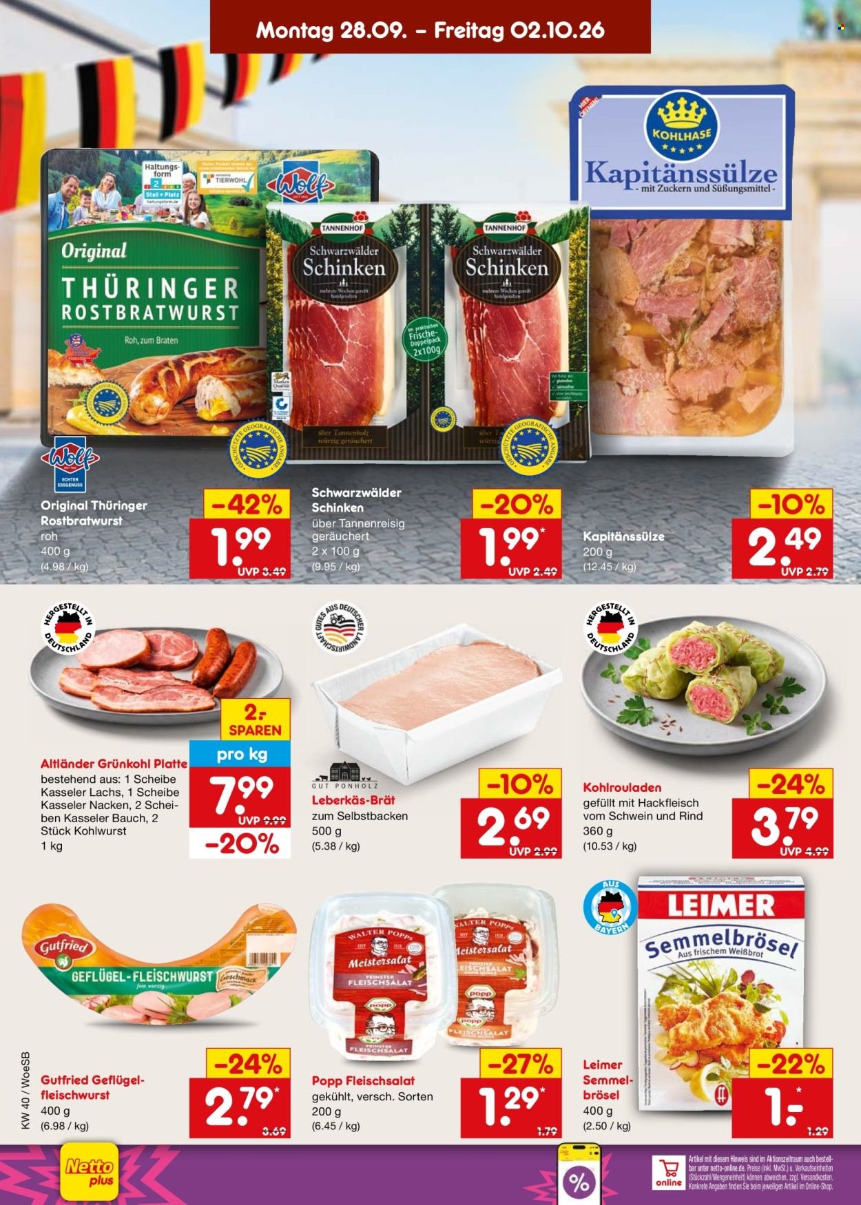 NETTO MARKEN-DISCOUNT Prospekt - Ab Montag 28.09.2026