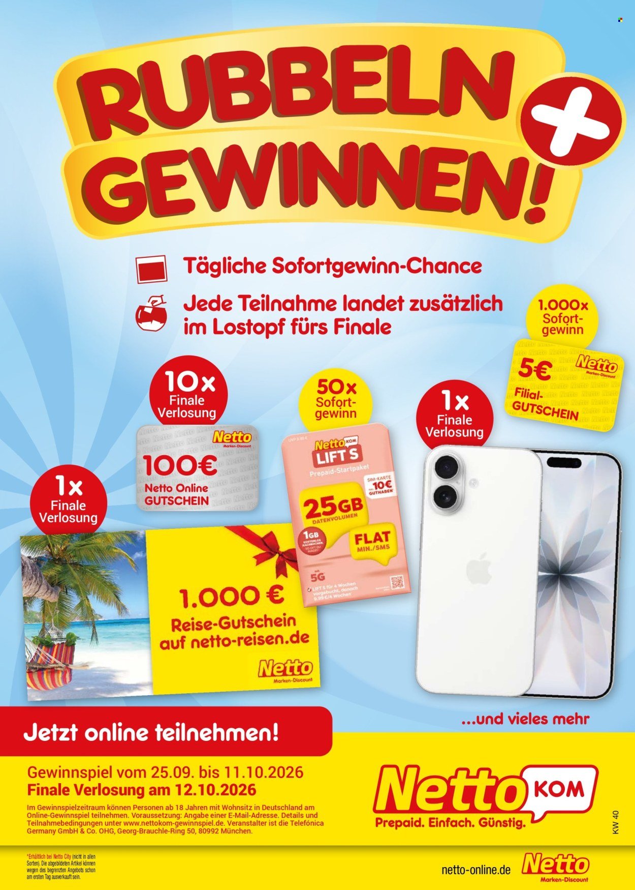 NETTO MARKEN-DISCOUNT Prospekt - Ab Montag 28.09.2026