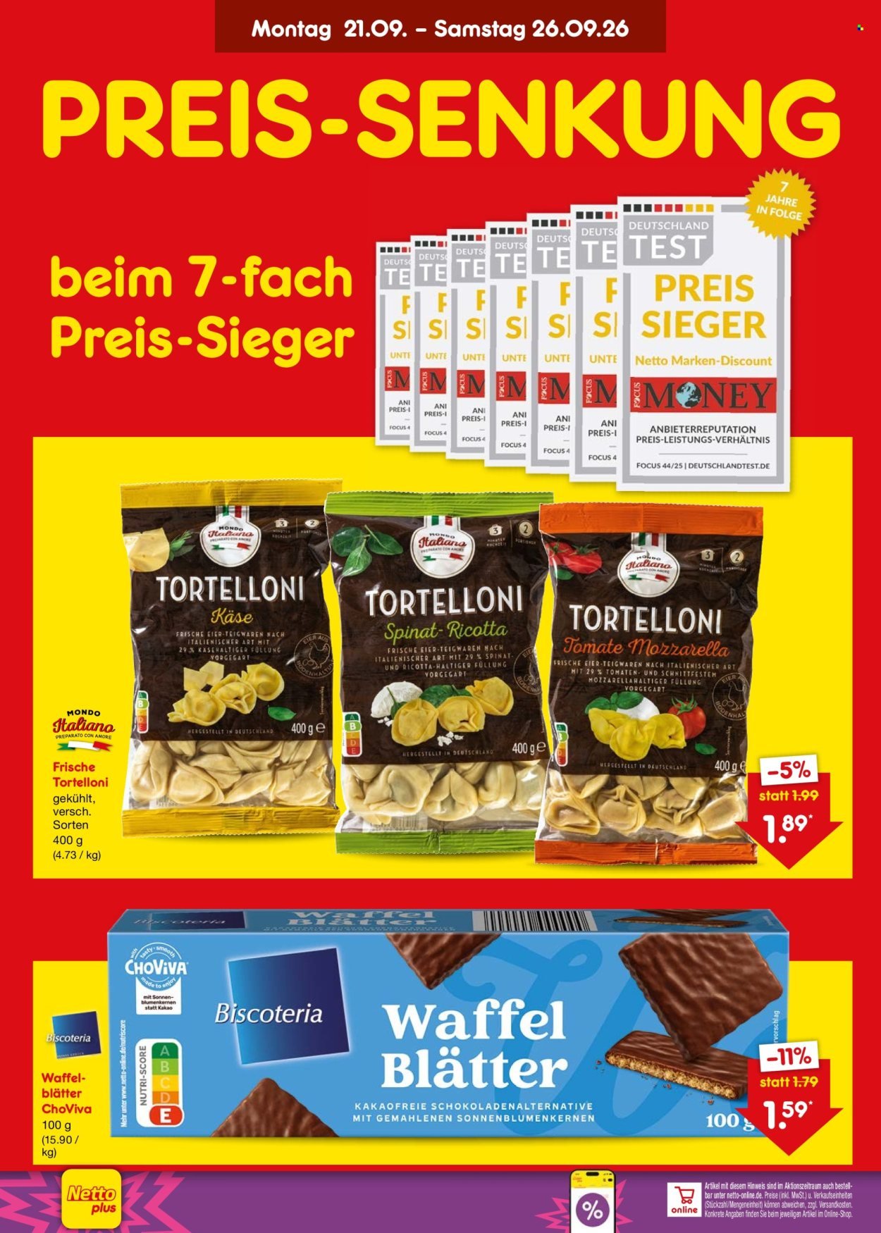 NETTO MARKEN-DISCOUNT Prospekt - Ab Montag 28.09.2026