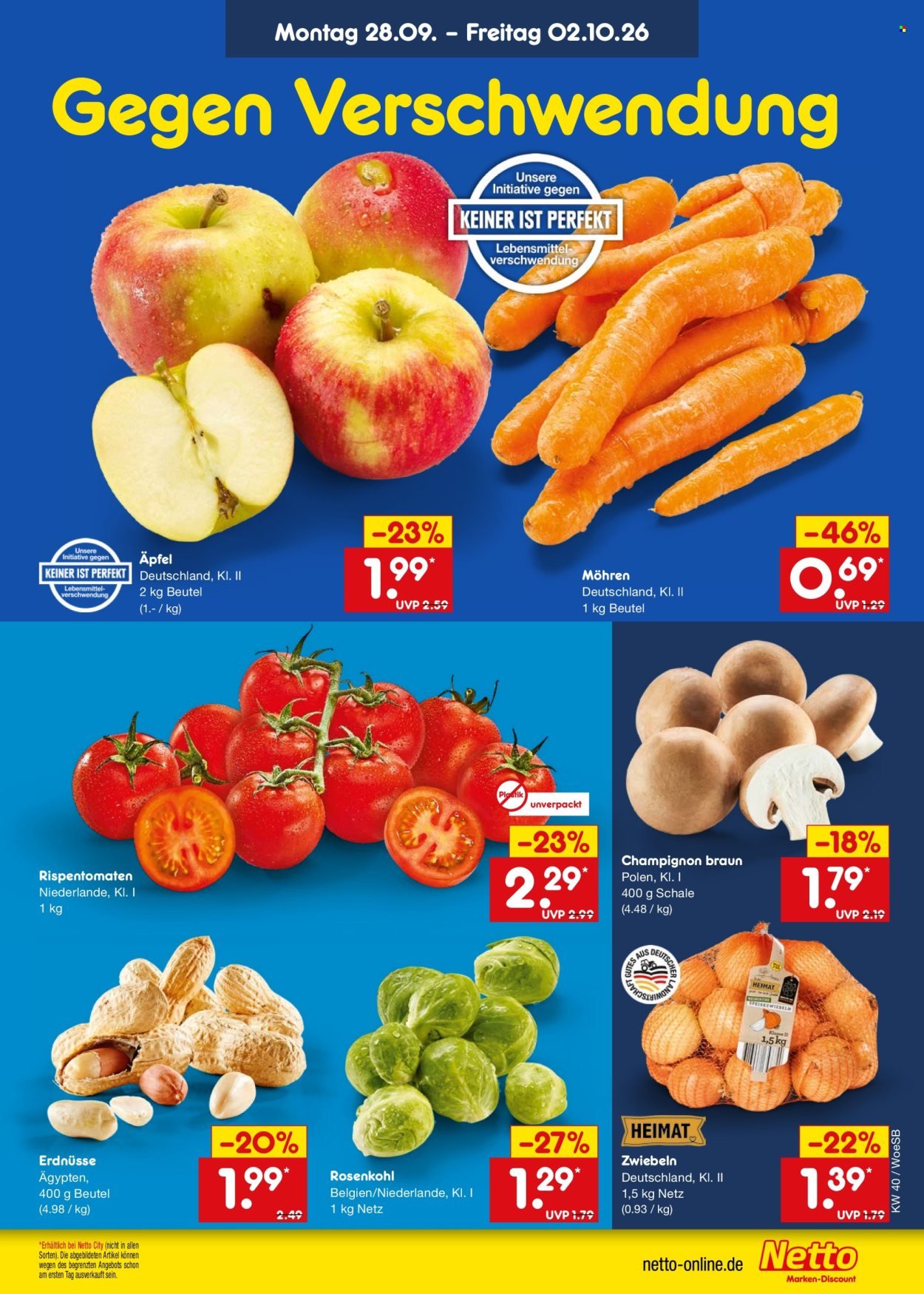 NETTO MARKEN-DISCOUNT Prospekt - Ab Montag 28.09.2026