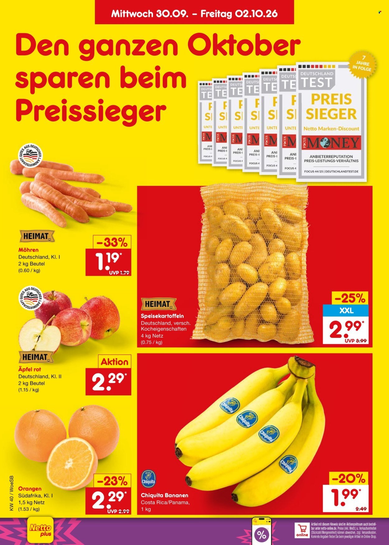 NETTO MARKEN-DISCOUNT Prospekt - Ab Montag 28.09.2026