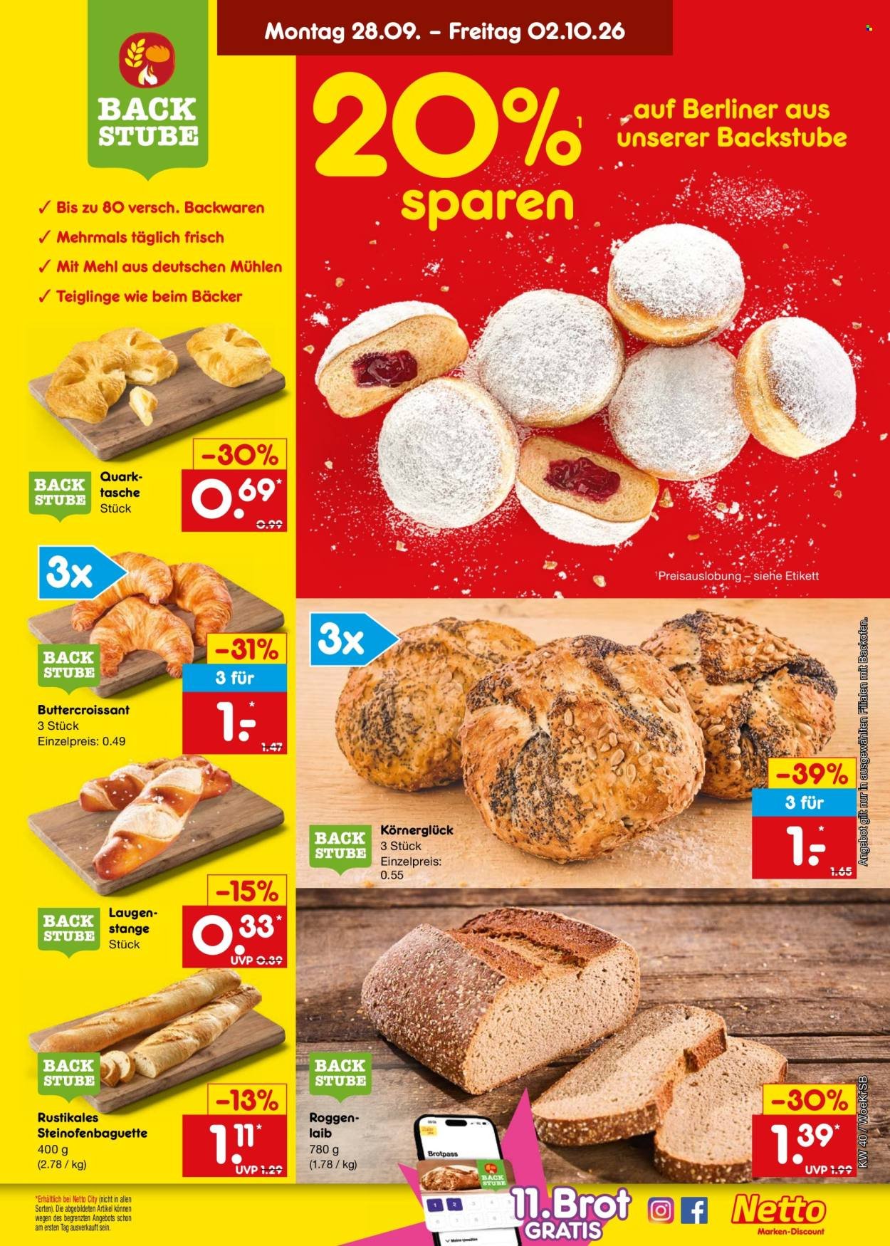 NETTO MARKEN-DISCOUNT Prospekt - Ab Montag 28.09.2026
