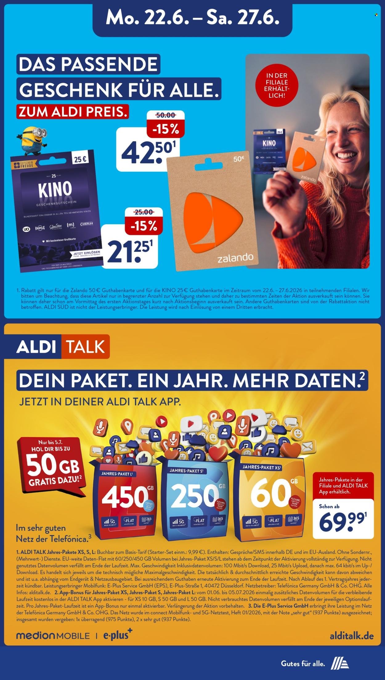 ALDI SÜD Prospekt - Ab Montag 22.06.2026