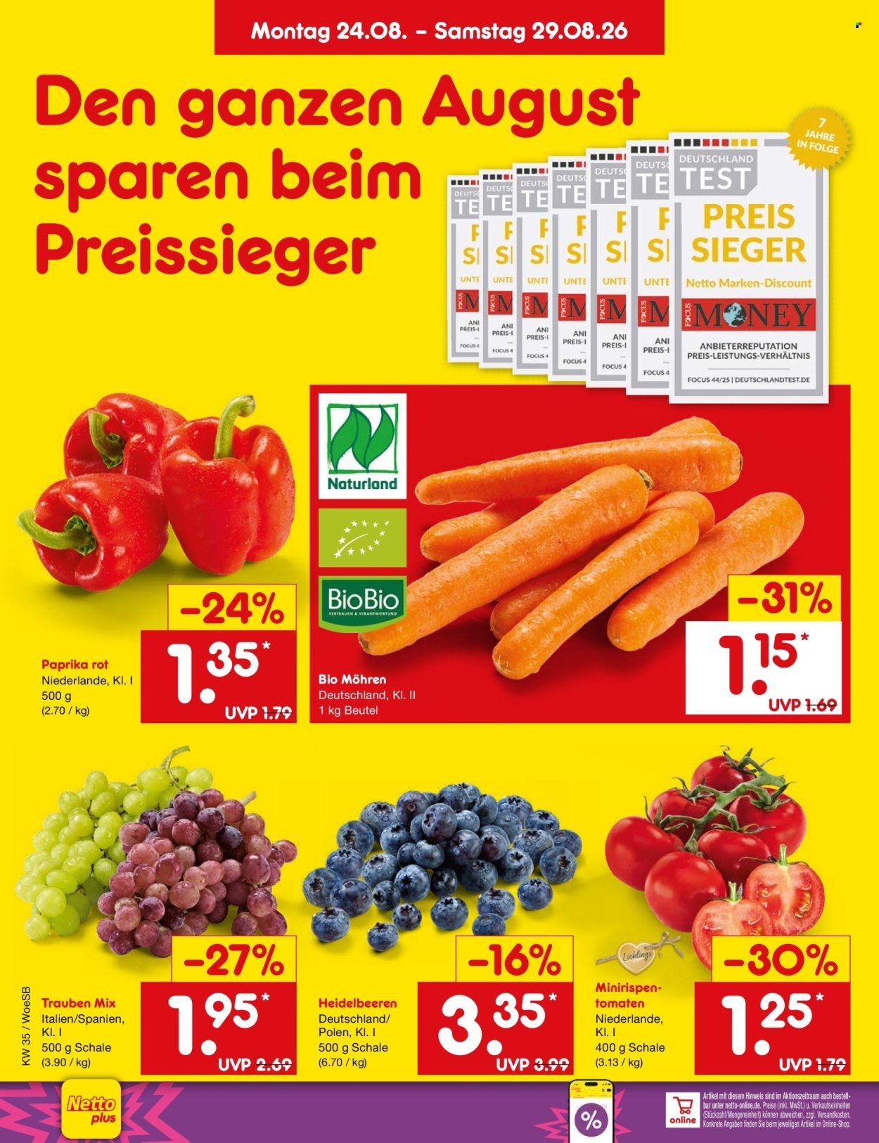 NETTO MARKEN-DISCOUNT Prospekt - Ab Montag 24.08.2026