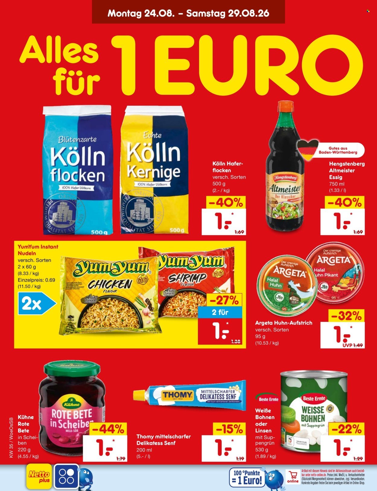 NETTO MARKEN-DISCOUNT Prospekt - Ab Montag 24.08.2026