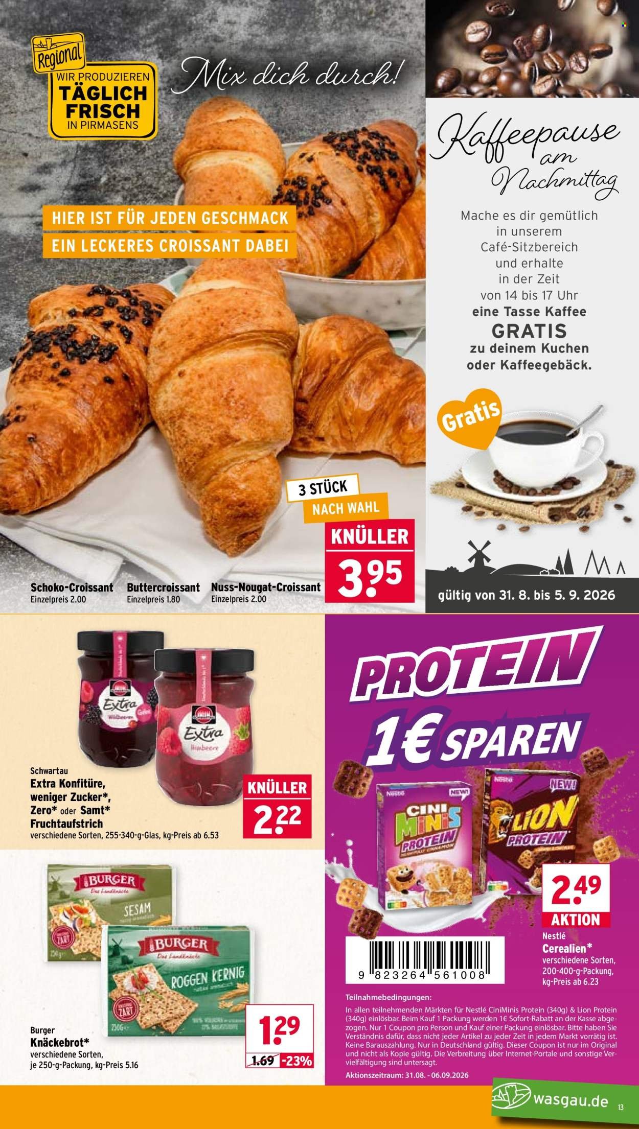 WASGAU Prospekt - Ab Montag 31.08.2026
