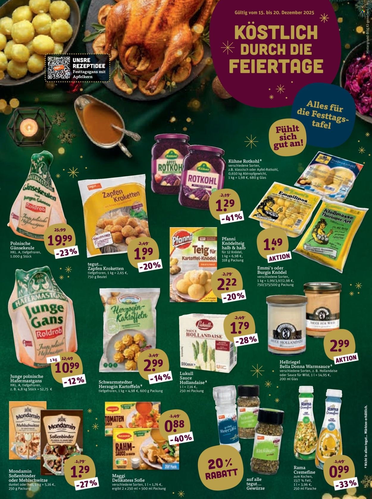 TEGUT... Prospekt - Ab Montag 15.12.2025