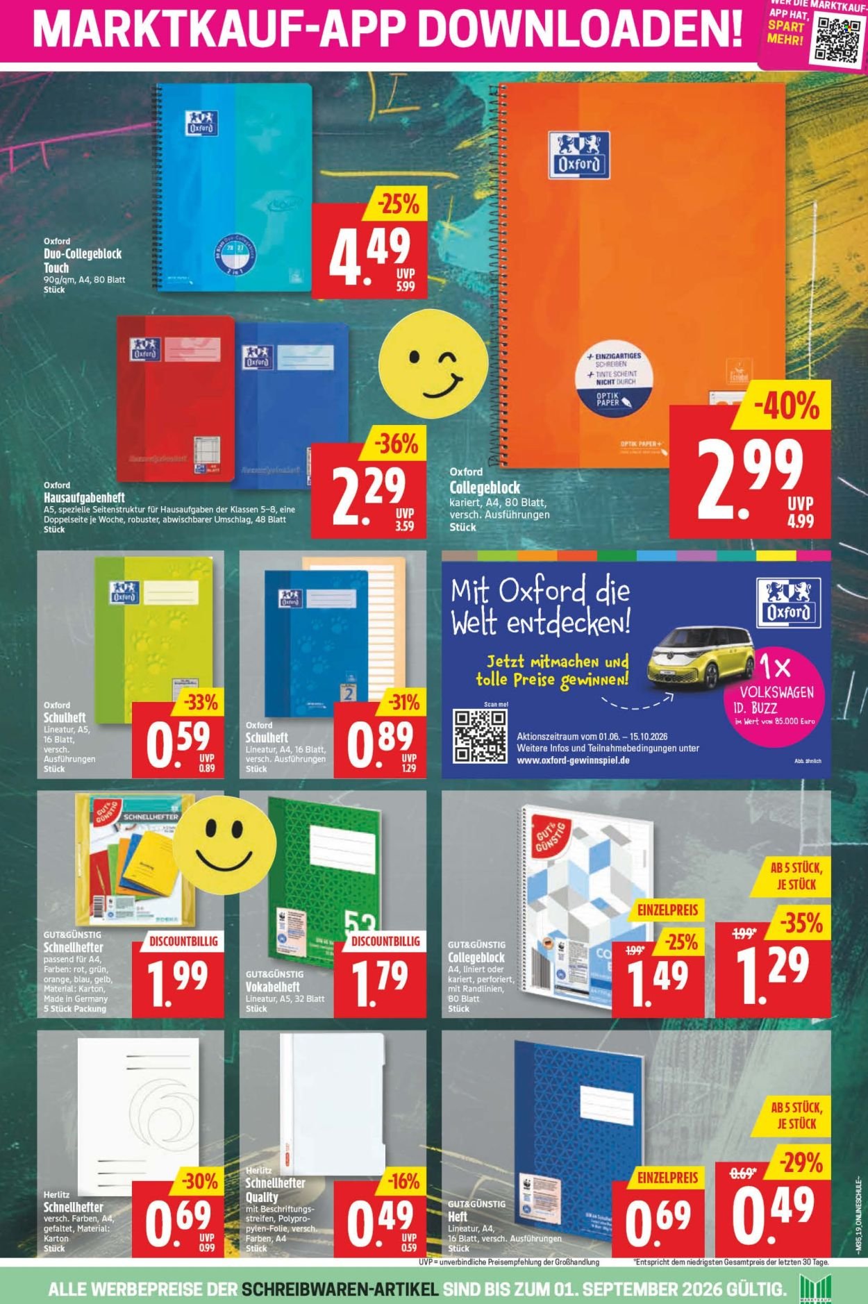 MARKTKAUF Prospekt - Ab Montag 24.08.2026