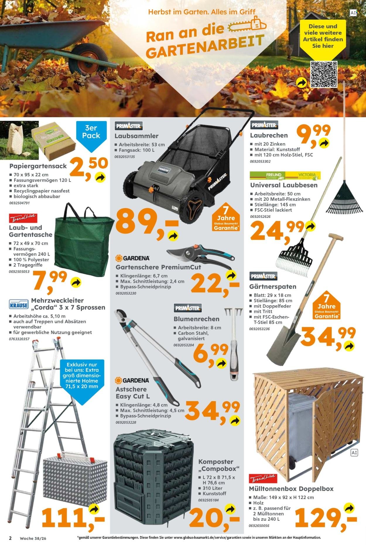 GLOBUS BAUMARKT Prospekt - Ab Montag 14.09.2026