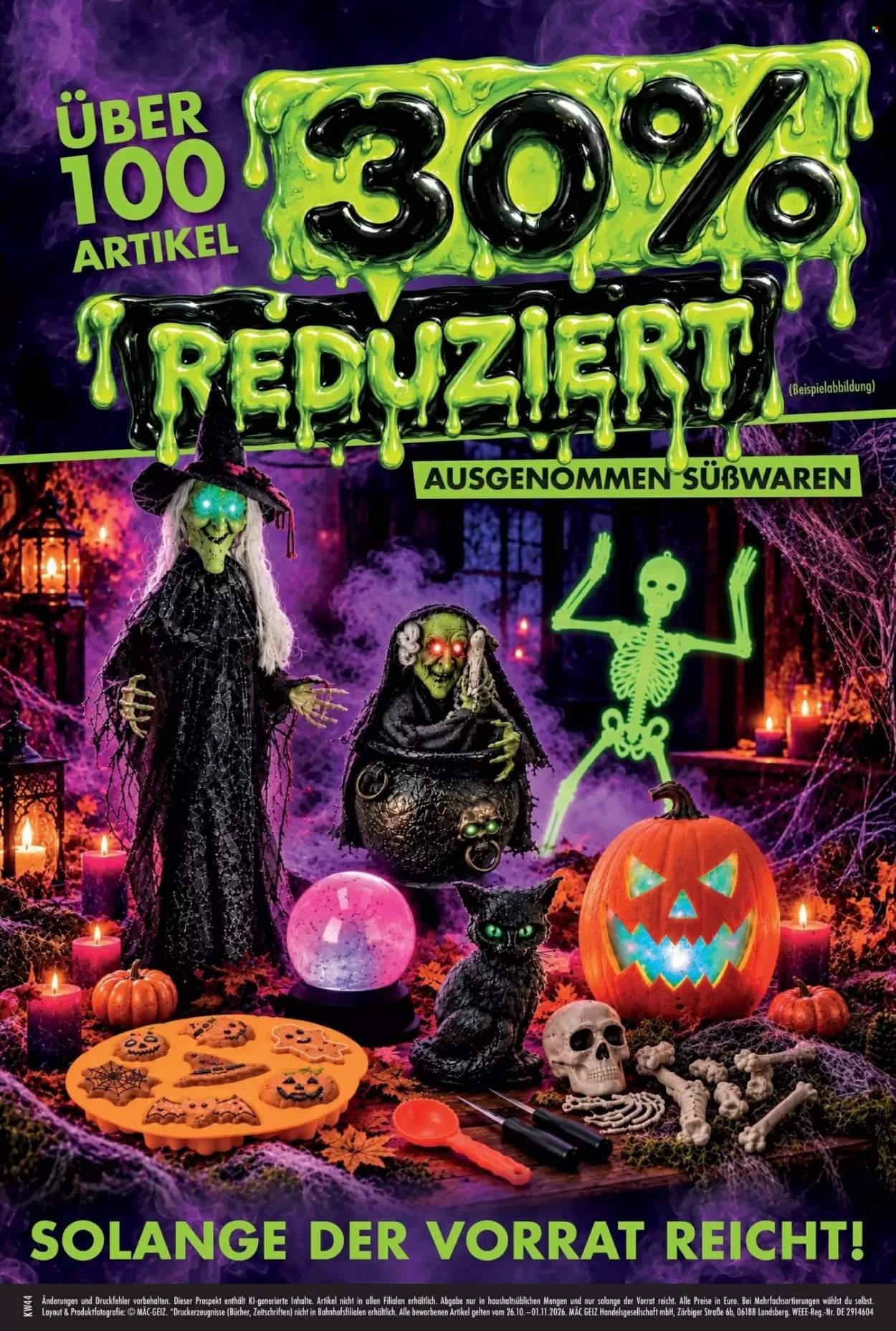 MÄC-GEIZ Prospekt - Ab Montag 26.10.2026