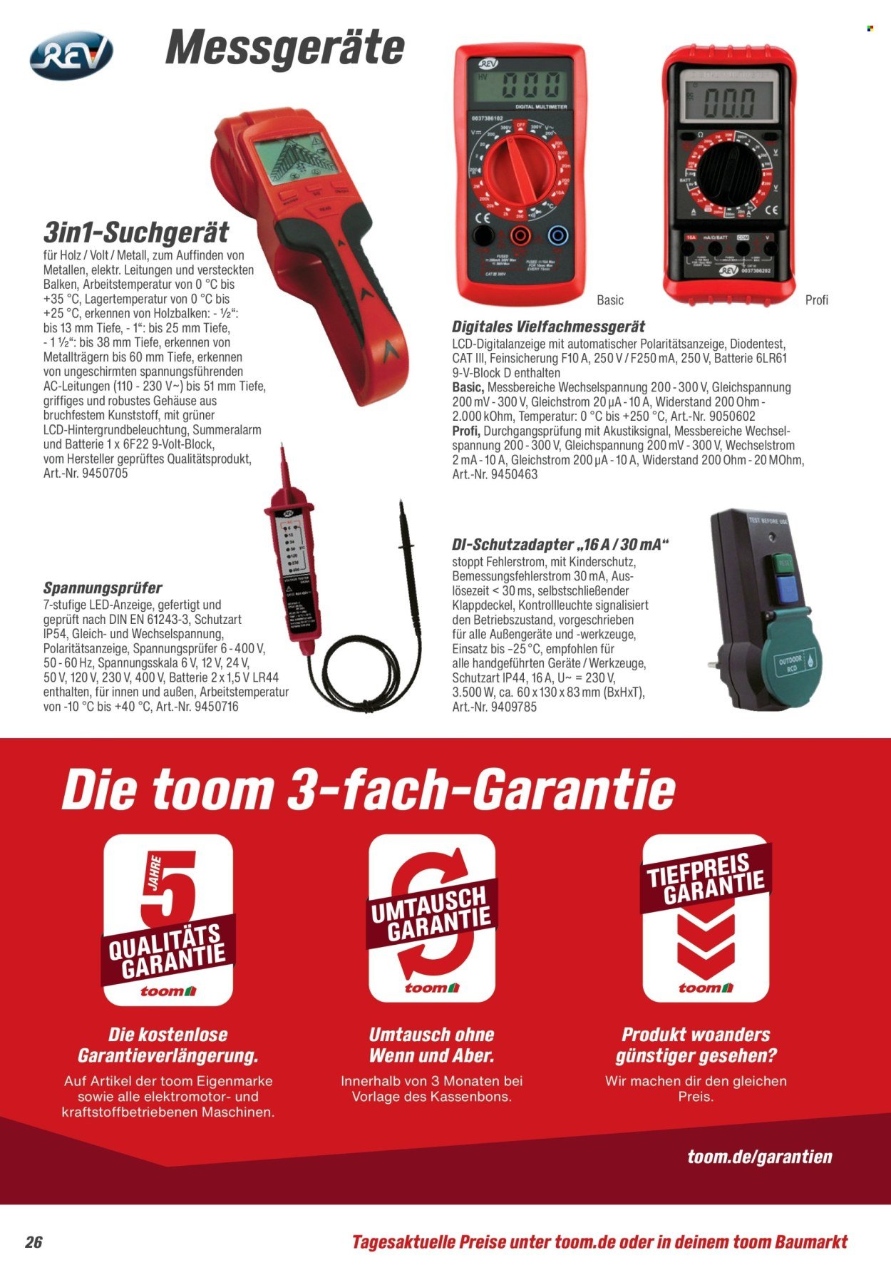 TOOM BAUMARKT Prospekt - Elektro-Installation