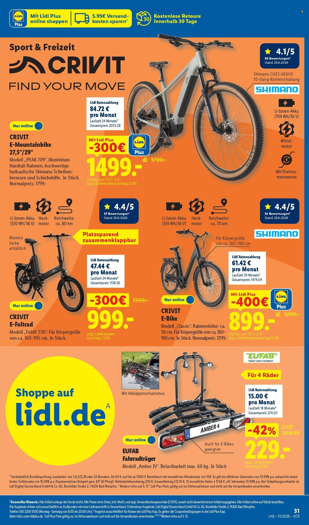 LIDL Prospekt - Ab Montag 27.07.2026