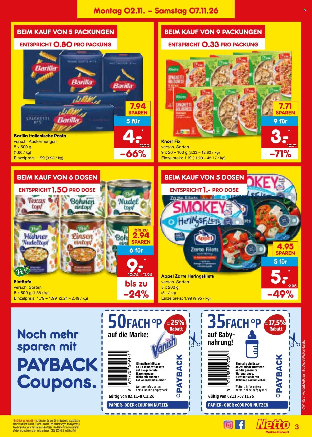 NETTO MARKEN-DISCOUNT Prospekt - Ab Montag 2.11.2026