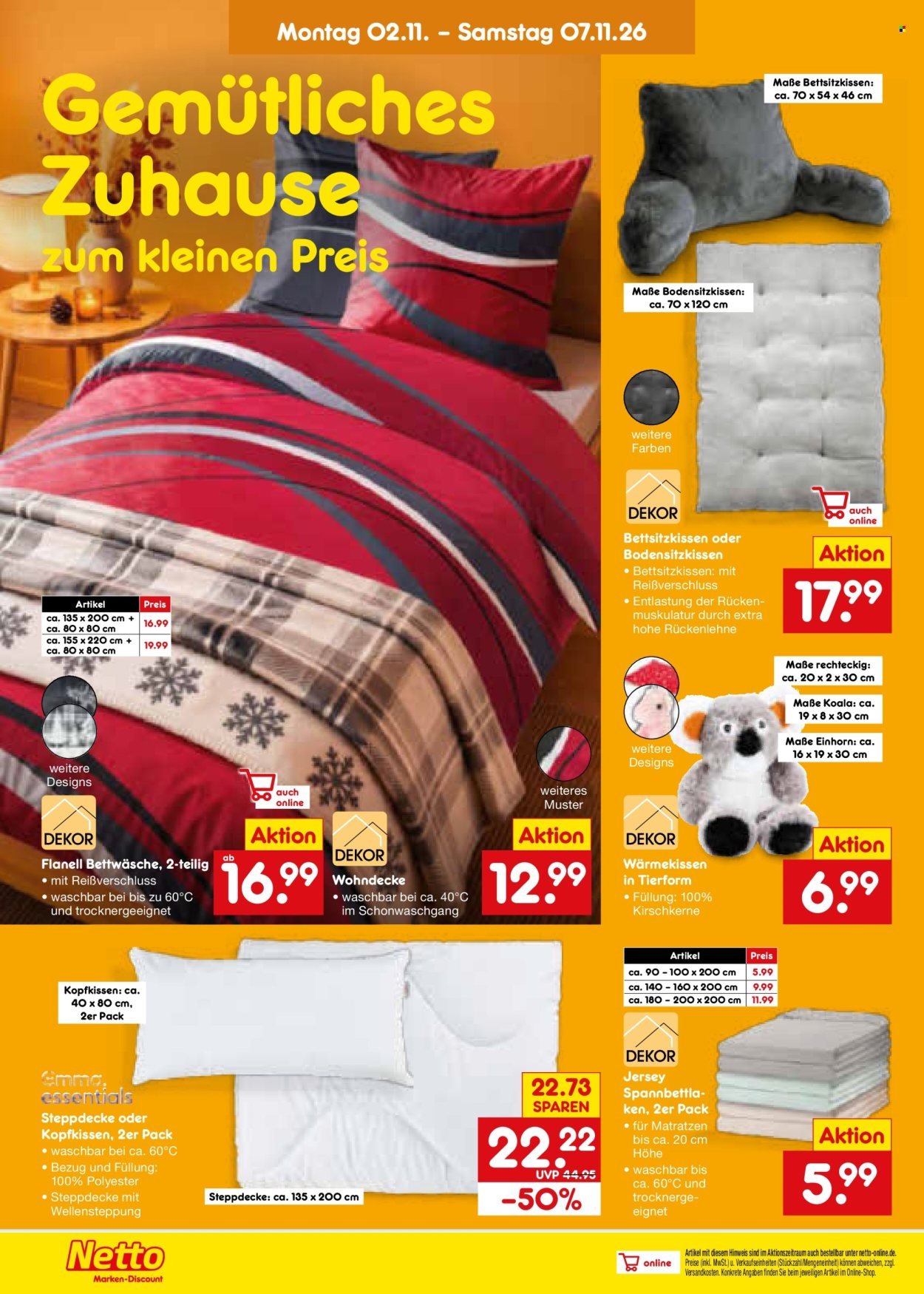 NETTO MARKEN-DISCOUNT Prospekt - Ab Montag 2.11.2026