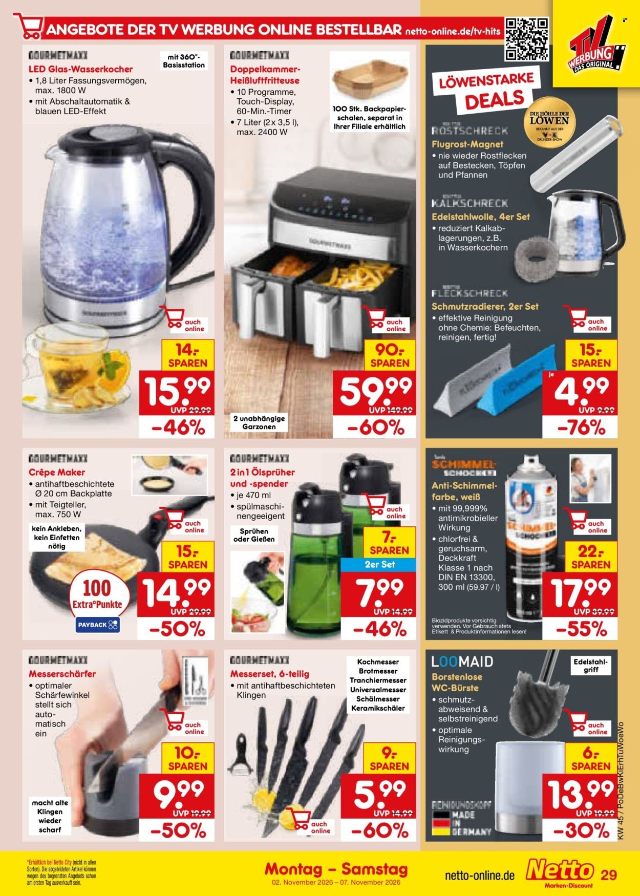 NETTO MARKEN-DISCOUNT Prospekt - Ab Montag 2.11.2026