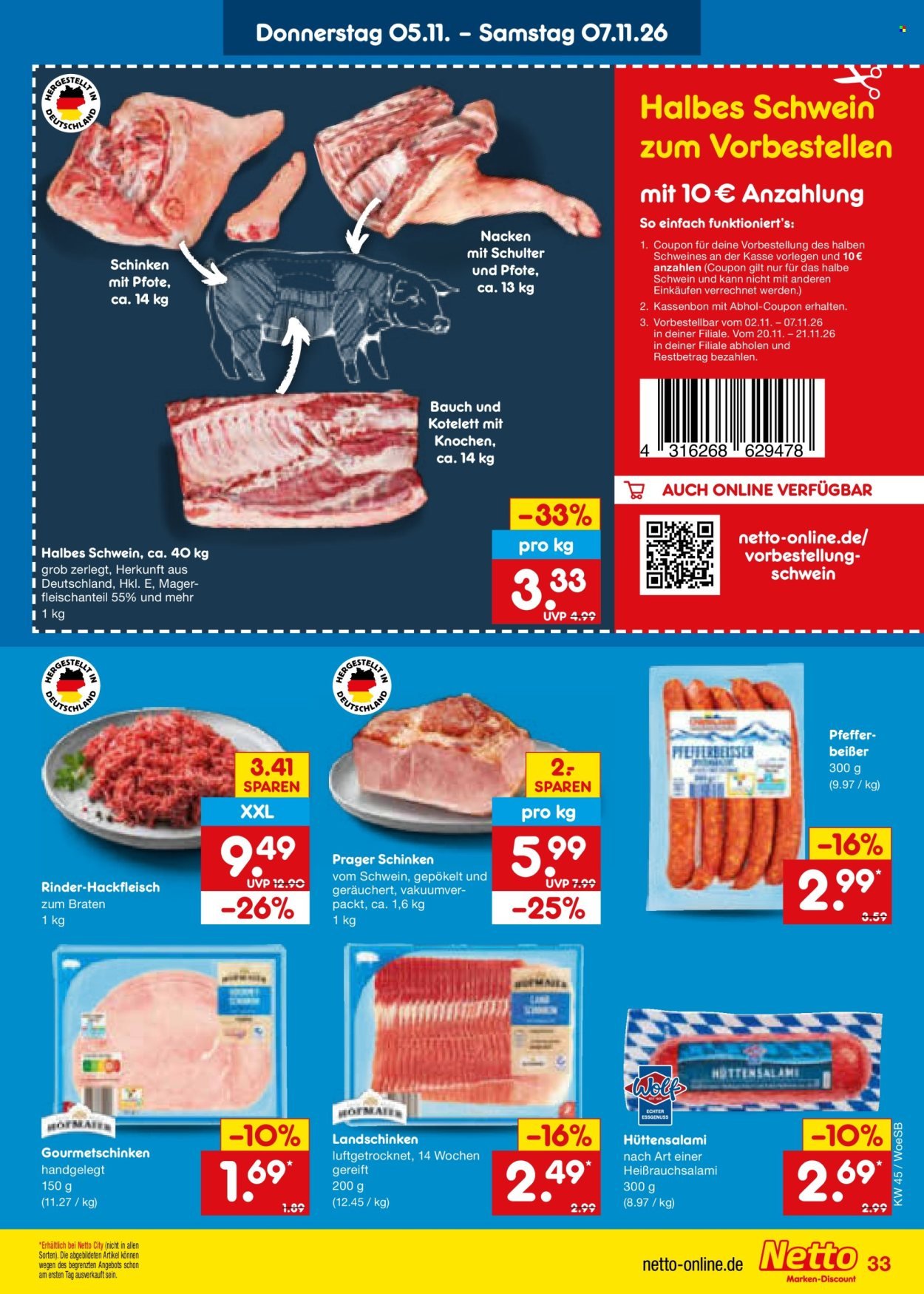 NETTO MARKEN-DISCOUNT Prospekt - Ab Montag 2.11.2026