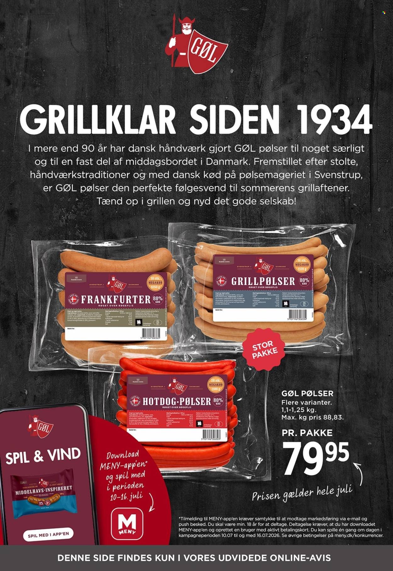 MENY tilbudsavis - Fra fredag den 10. juli 2026