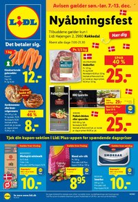 LIDL tilbudsavis - Nyåbningsfest (2025-12-07 - 2025-12-13)