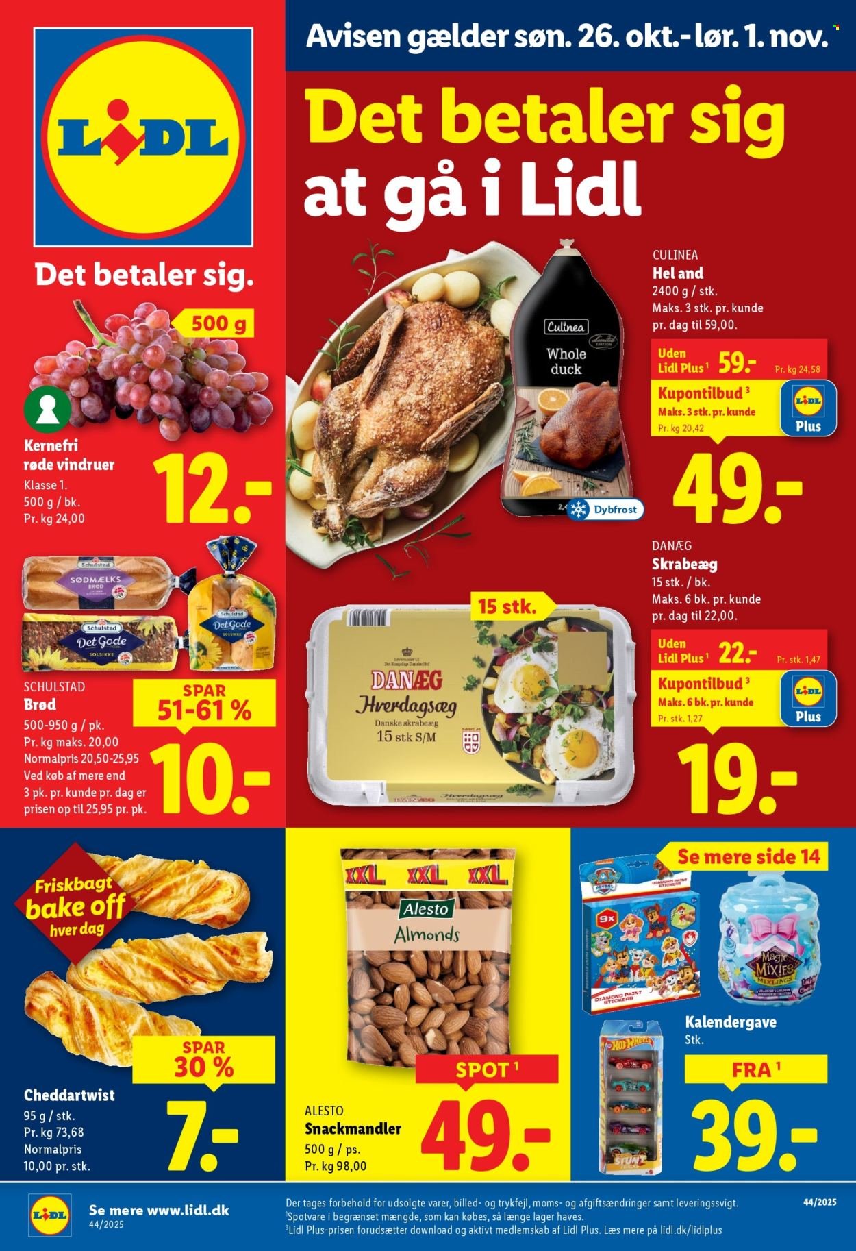 LIDL tilbudsavis - Fra søndag den 26. oktober 2025 (2025-10-26 - 2025-11-01)