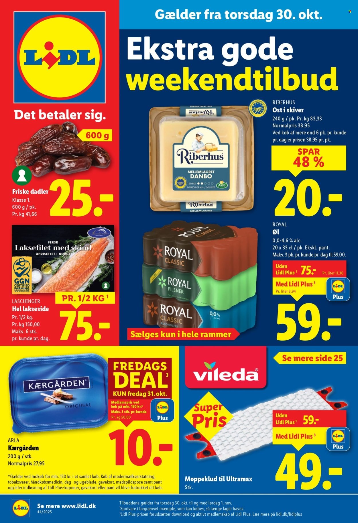LIDL tilbudsavis - Fra søndag den 26. oktober 2025 (2025-10-26 - 2025-11-01)