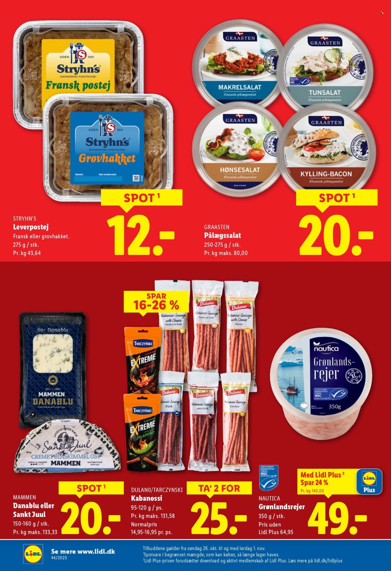 LIDL tilbudsavis - Fra søndag den 26. oktober 2025 (2025-10-26 - 2025-11-01)