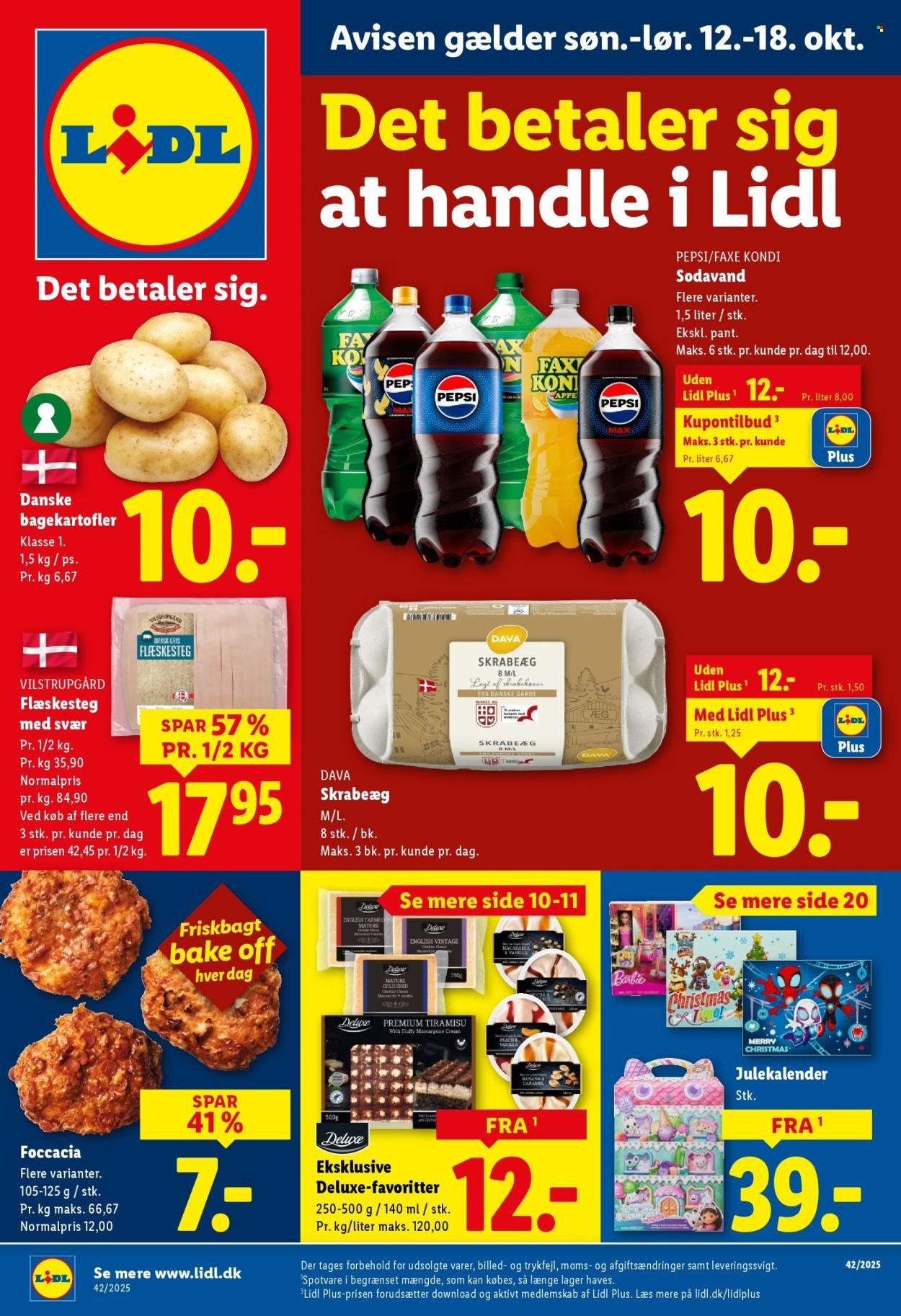 LIDL tilbudsavis - Fra søndag den 12. oktober 2025 (2025-10-12 - 2025-10-18)