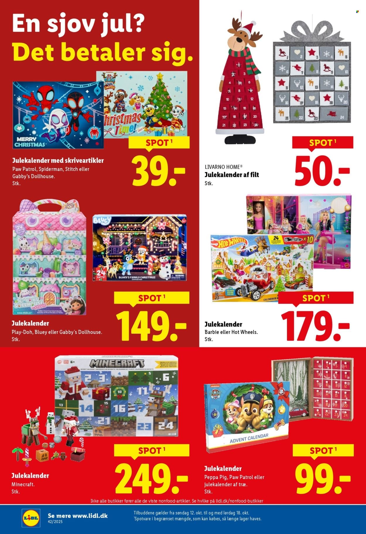 LIDL tilbudsavis - Fra søndag den 12. oktober 2025 (2025-10-12 - 2025-10-18)