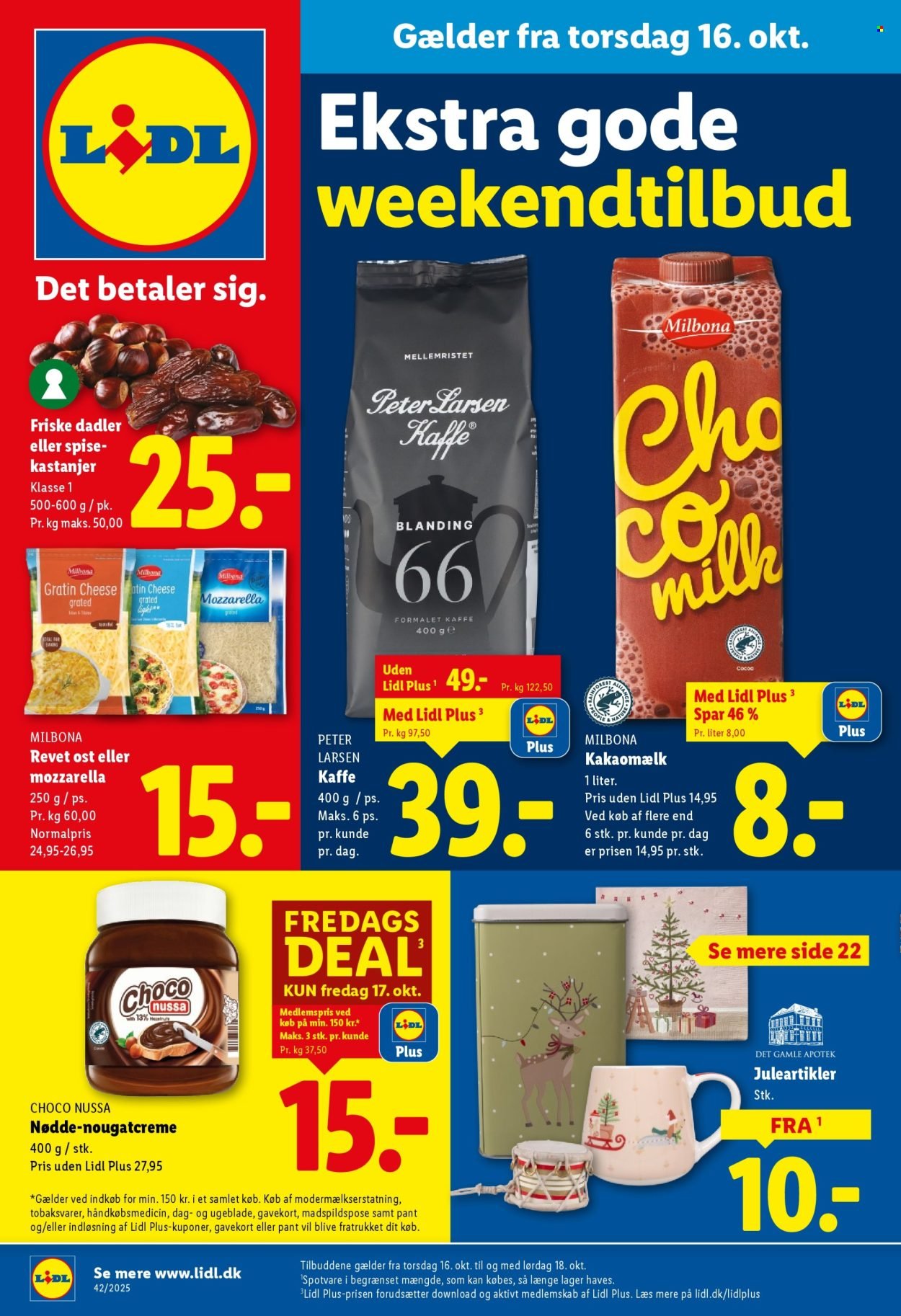LIDL tilbudsavis - Fra søndag den 12. oktober 2025 (2025-10-12 - 2025-10-18)