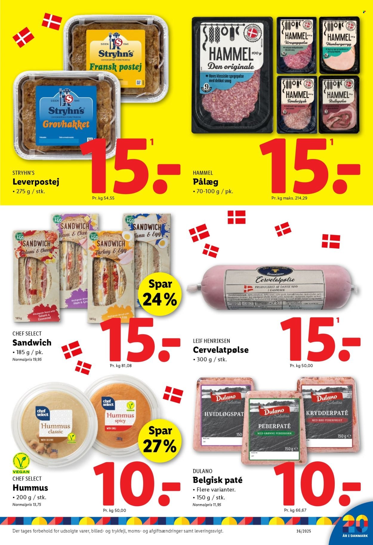 LIDL tilbudsavis - Fra søndag den 31. august 2025 (2025-08-31 - 2025-09-06)