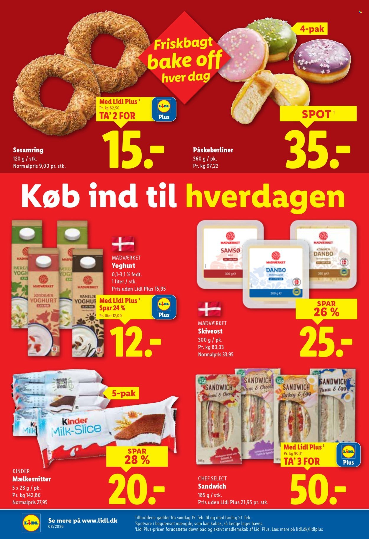 LIDL tilbudsavis - Fra søndag den 15. februar 2026