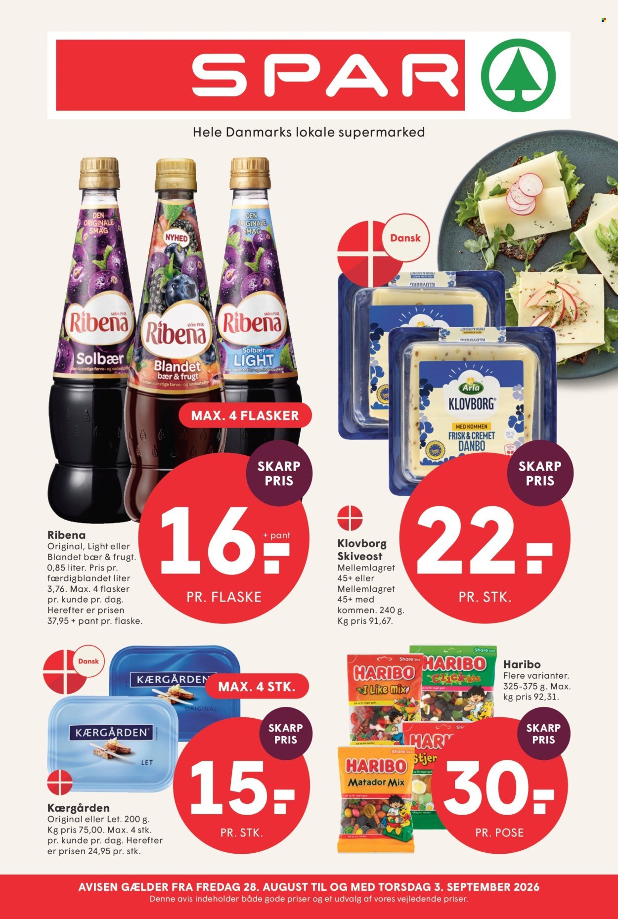 SPAR tilbudsavis - Fra fredag den 28. august 2026