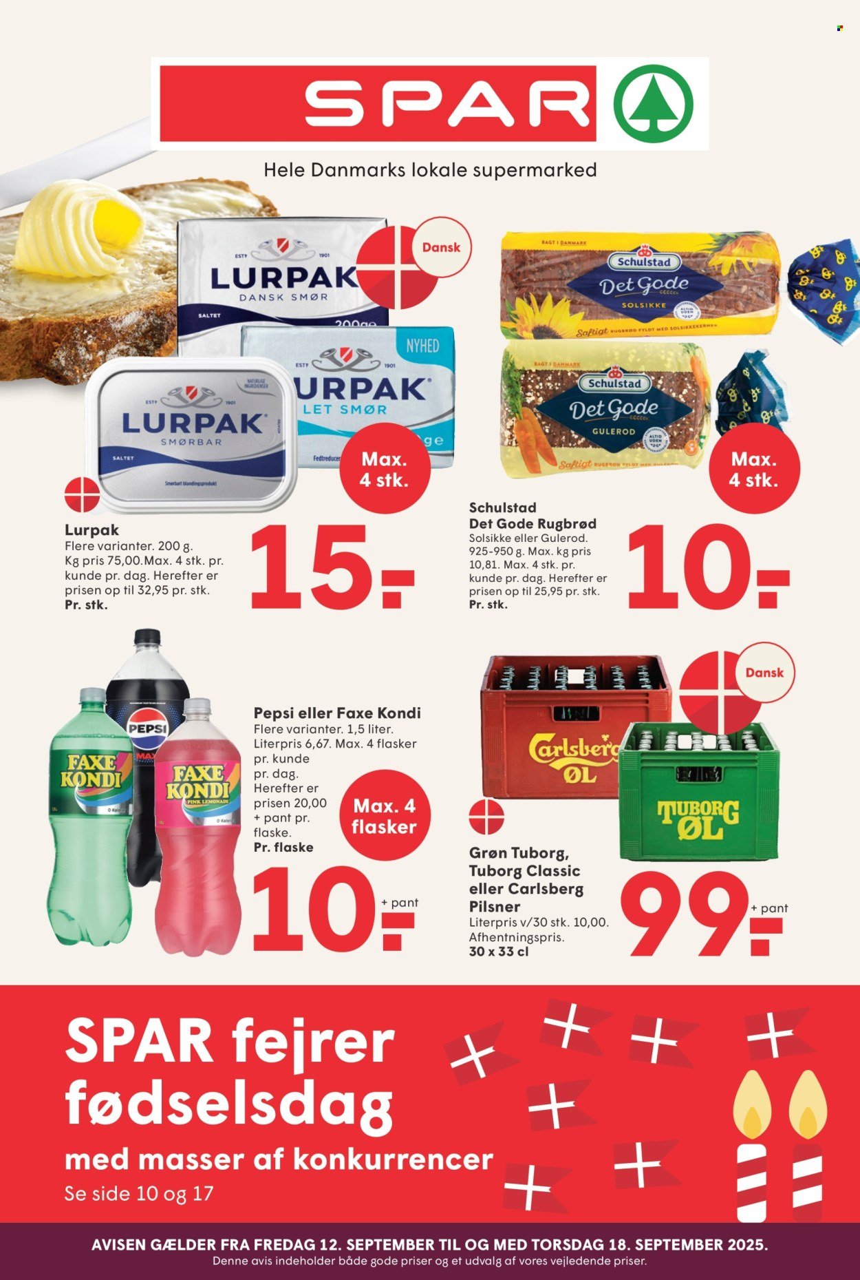 SPAR tilbudsavis - Fra fredag den 12. september 2025 (2025-09-12 - 2025-09-18)