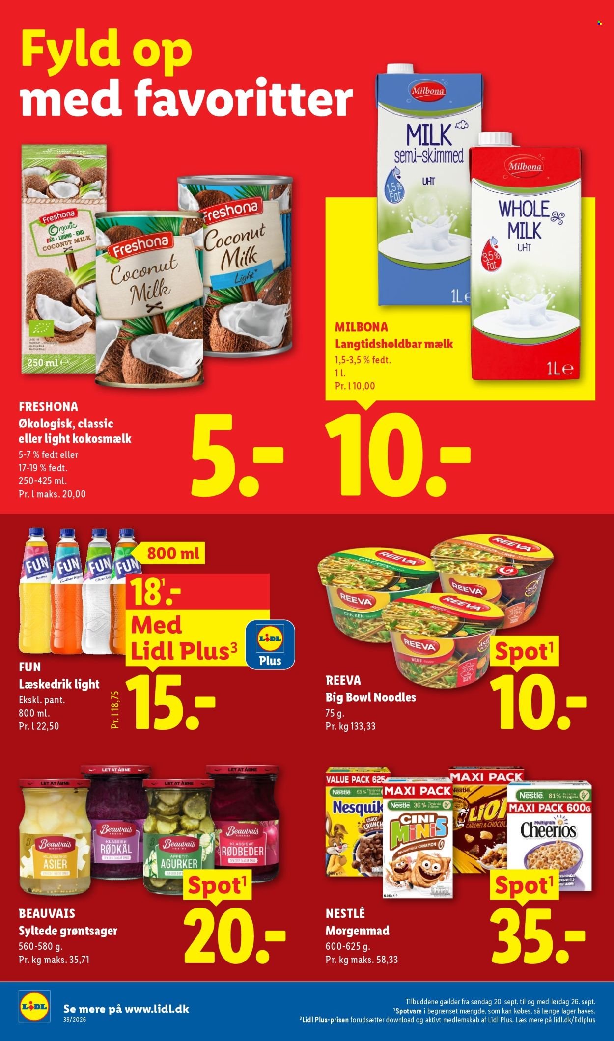 LIDL tilbudsavis - Fra søndag den 20. september 2026