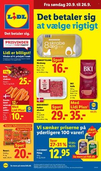 LIDL tilbudsavis - Fra søndag den 20. september 2026