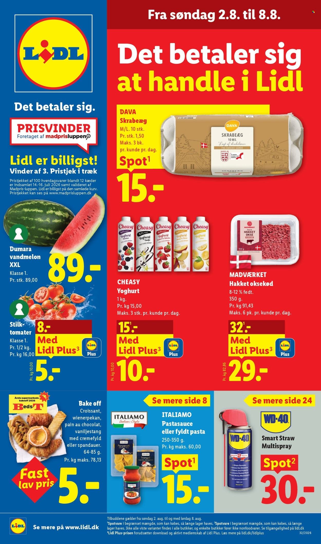 LIDL tilbudsavis - Fra søndag den 2. august 2026
