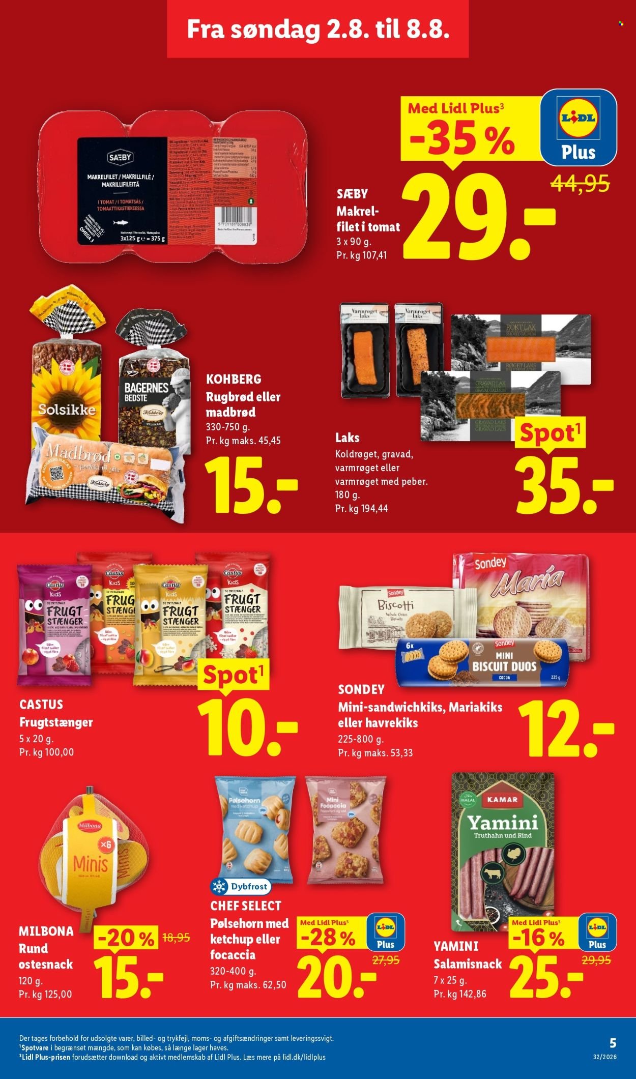 LIDL tilbudsavis - Fra søndag den 2. august 2026