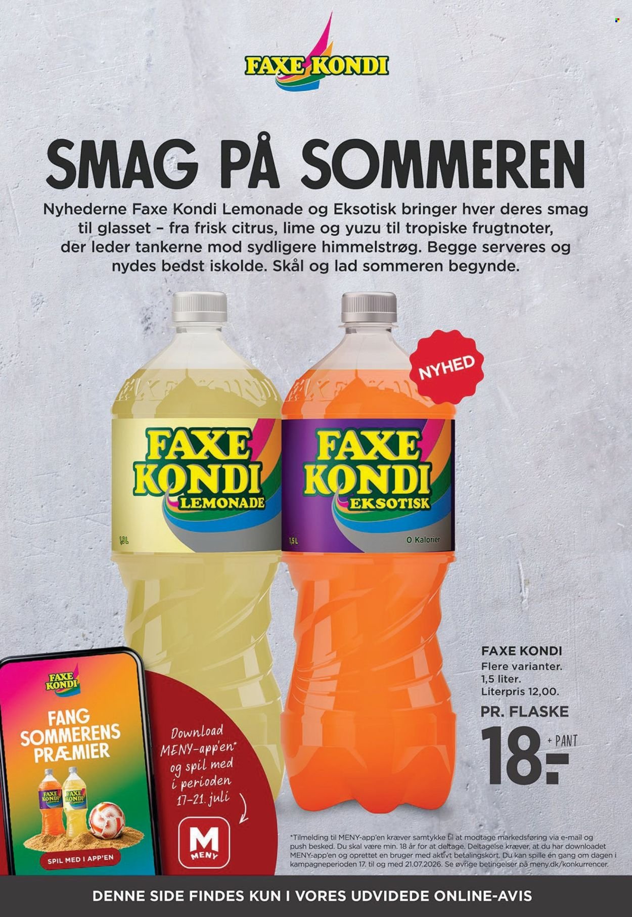 MENY tilbudsavis - Fra fredag den 17. juli 2026