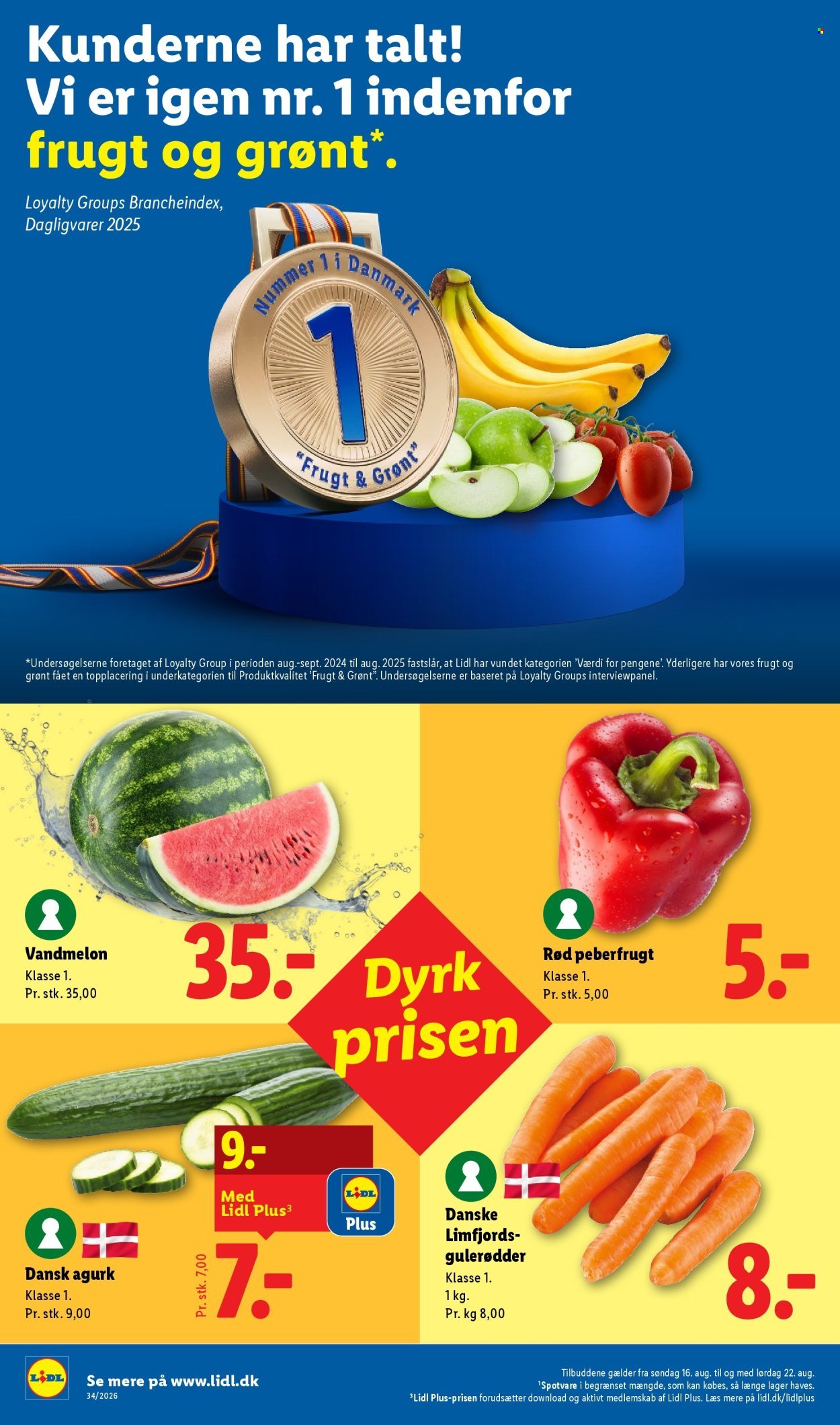 LIDL tilbudsavis - Fra søndag den 16. august 2026