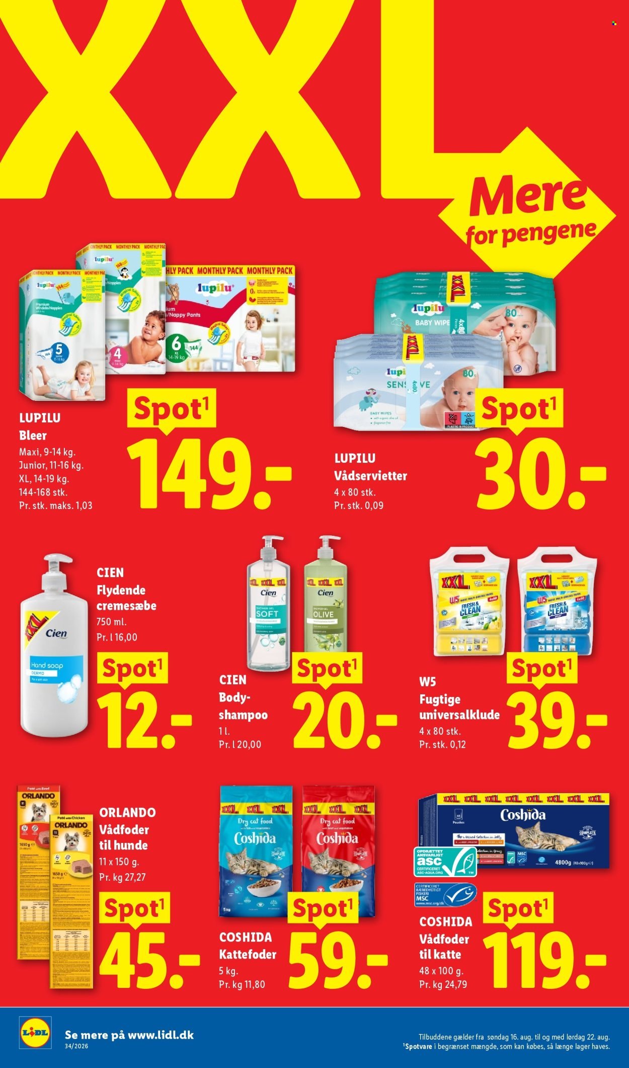 LIDL tilbudsavis - Fra søndag den 16. august 2026