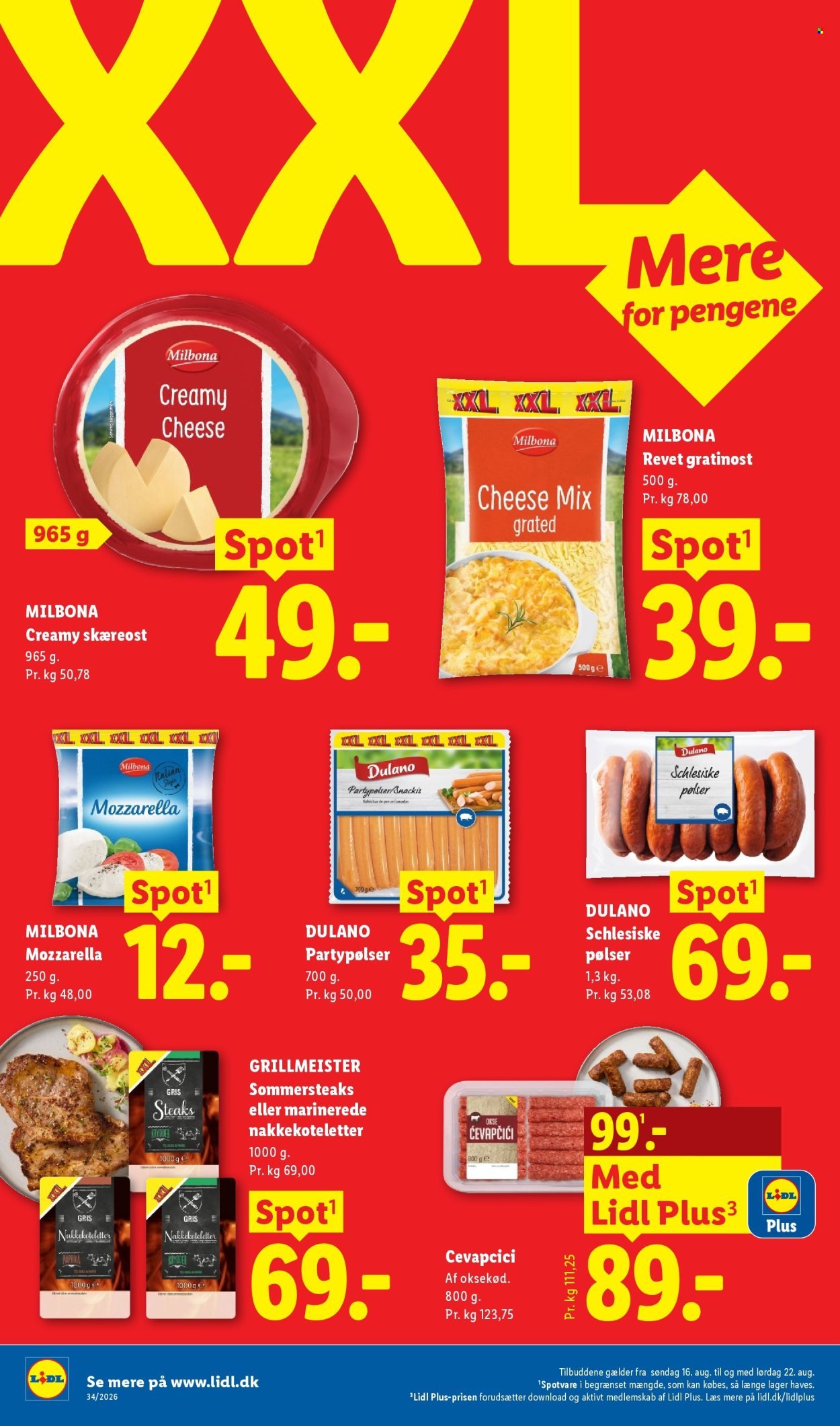 LIDL tilbudsavis - Fra søndag den 16. august 2026