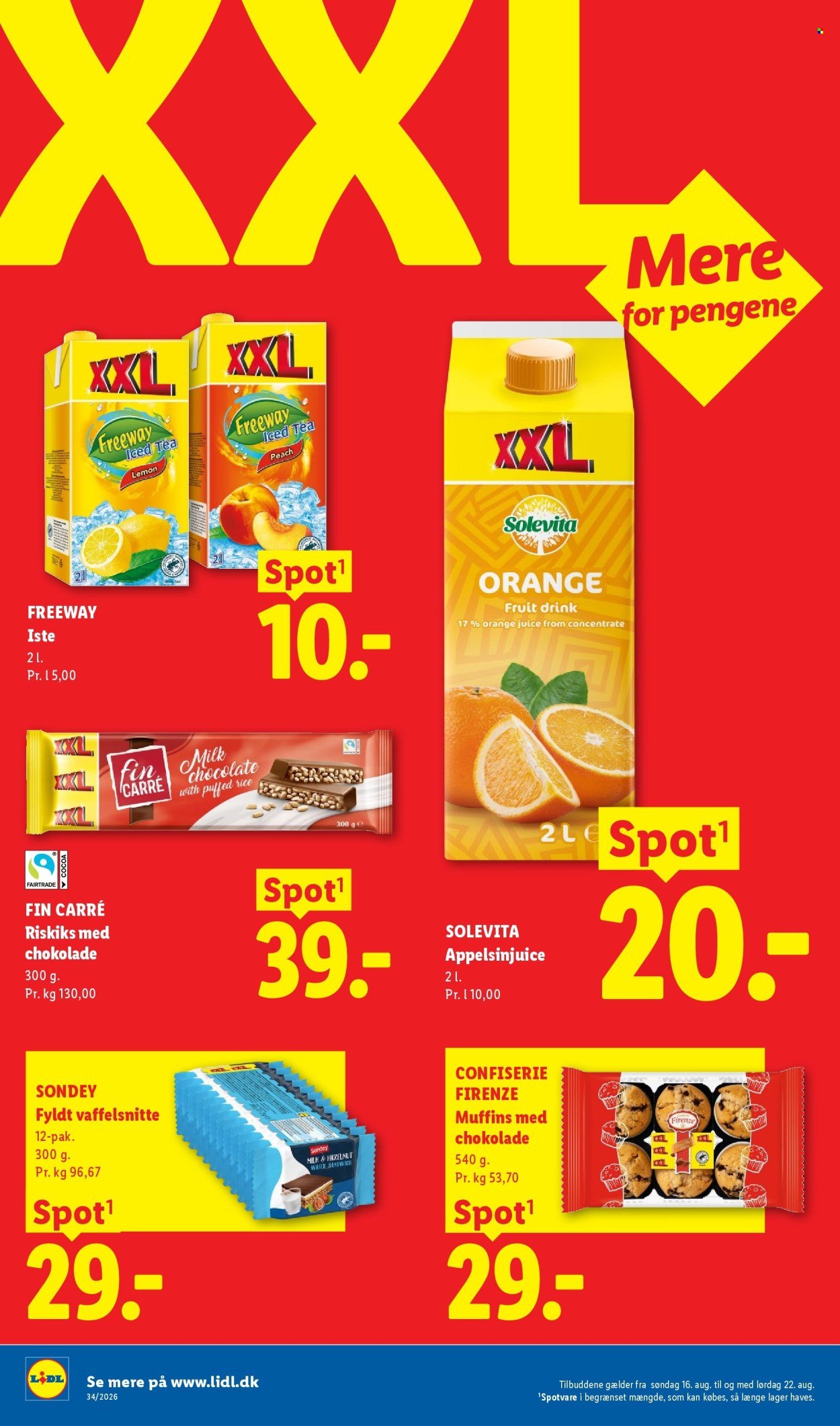 LIDL tilbudsavis - Fra søndag den 16. august 2026