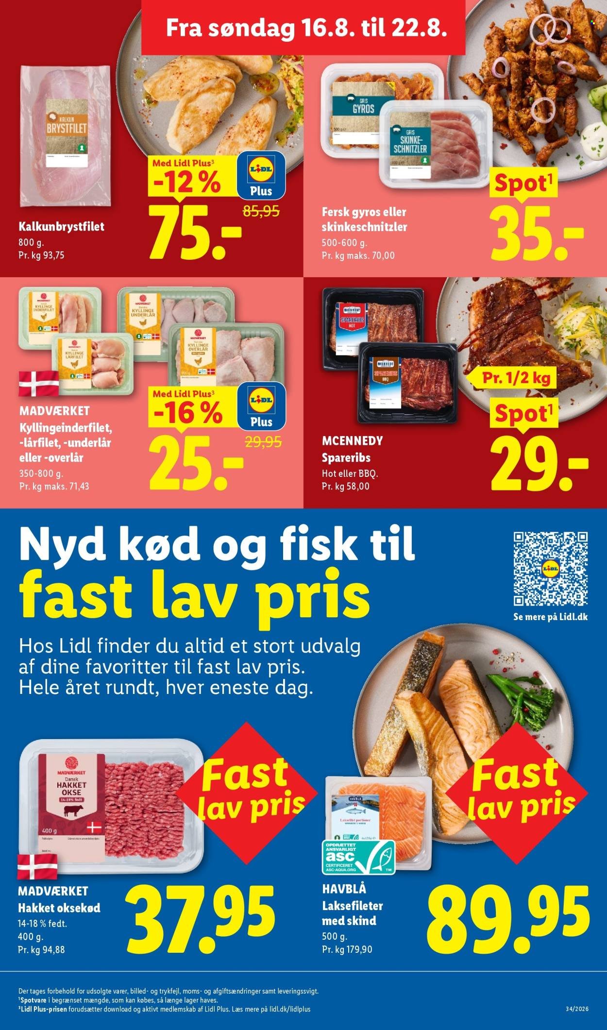LIDL tilbudsavis - Fra søndag den 16. august 2026