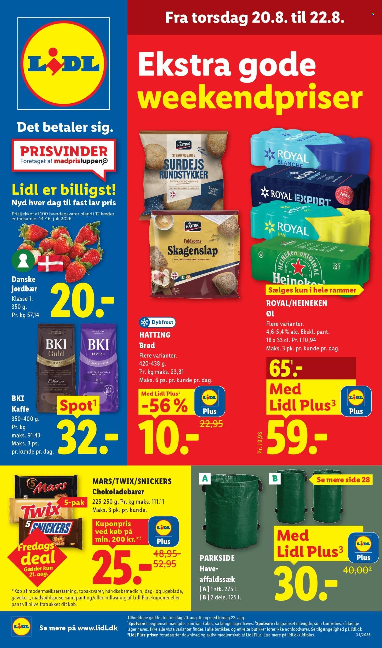 LIDL tilbudsavis - Fra søndag den 16. august 2026