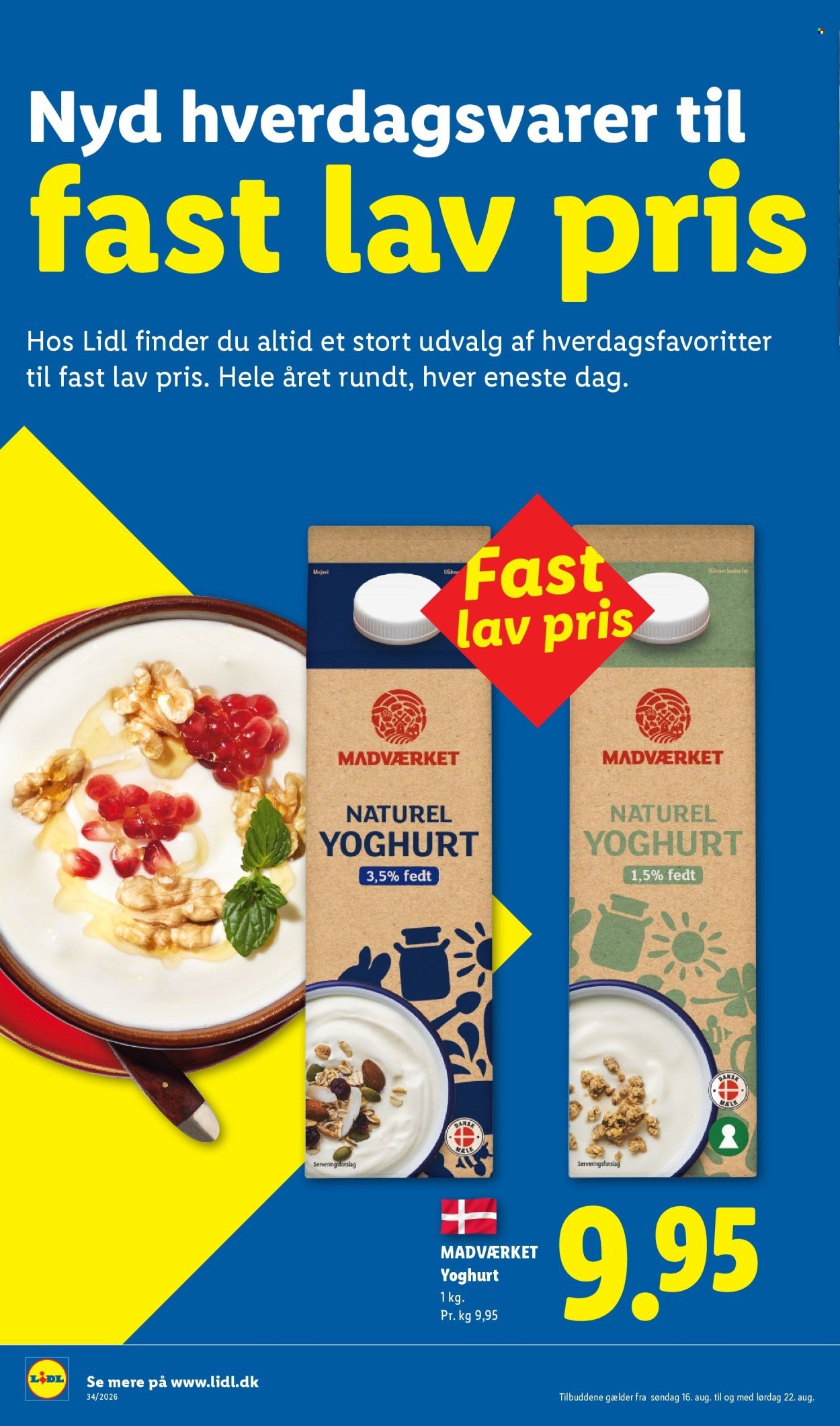 LIDL tilbudsavis - Fra søndag den 16. august 2026