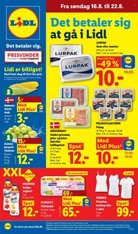 LIDL tilbudsavis - Fra søndag den 16. august 2026